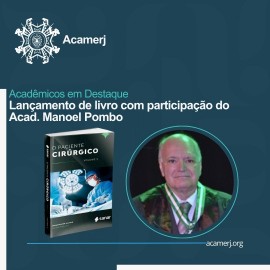 Imagem sobre, Lançamento de livro conta com participação do Acad. Manoel Pombo
