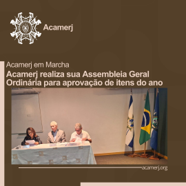 Imagem sobre, Assembleia Geral Ordinária do ano
